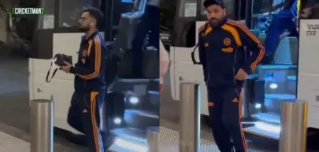 Team India Arrives in Perth