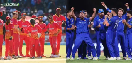 Zimbabwe vs Afghanistan t20 head to head