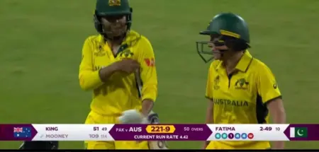 highest run partnership in women's odi for 9th wicket