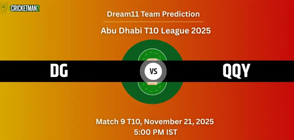 DG vs QQY Dream11 Prediction