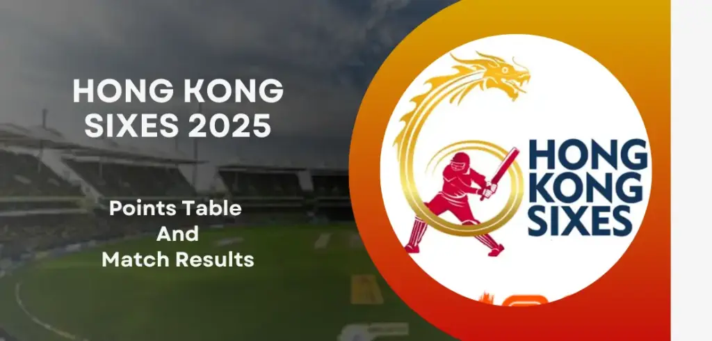 Hong Kong Sixes 2025: Points Table and Match Results Hong Kong Sixes 2025 Points Table