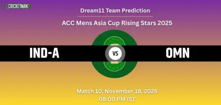 IND-A vs OMN Dream11 Prediction Today Match 10: Fantasy Cricket Tips, Captain & Vice-Captain Choices, Playing XI – ACC Men’s Asia Cup Rising Stars 2025 IND-A vs OMN Dream11 Prediction