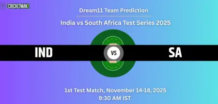 IND VS SA Dream11 Prediction Today Match 1st Test: Fantasy Cricket Tips, Captain & Vice-Captain Choices, Playing XI – India vs South Africa TEST Series 2025 IND vs SA Dream11 Prediction