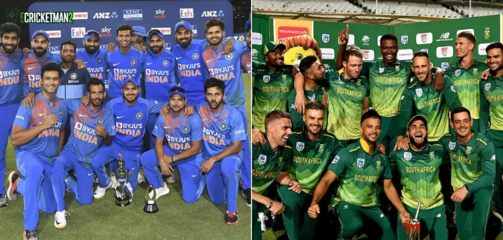 India national cricket team vs South Africa national cricket team players, timeline, Records