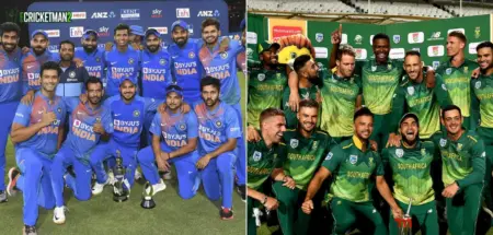 India national cricket team vs South Africa national cricket team players, timeline, Records