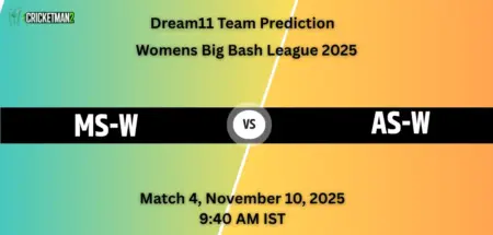 MS-W vs AS-W Dream11 prediction