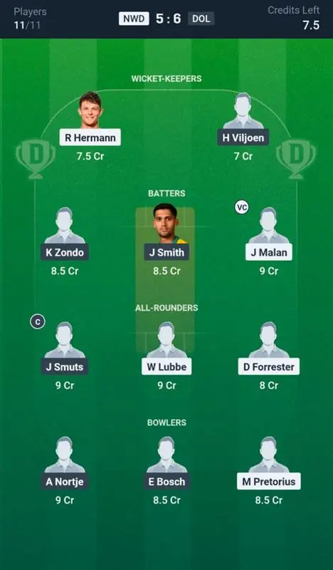 NWD VS DOL Small League Team