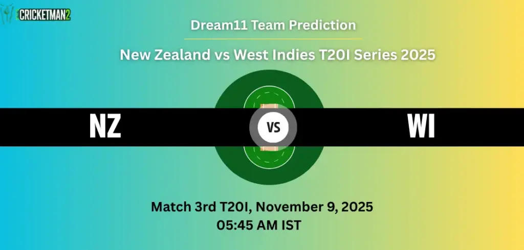 NZ vs WI Dream11 Prediction