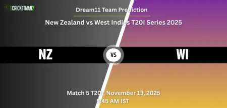 NZ vs WI Dream11 Prediction Today Match 5th T20I: Fantasy Cricket Tips, Captain & Vice-Captain Choices, Playing XI – New Zealand vs West Indies T20I Series 2025 NZ vs WI Dream11 Prediction