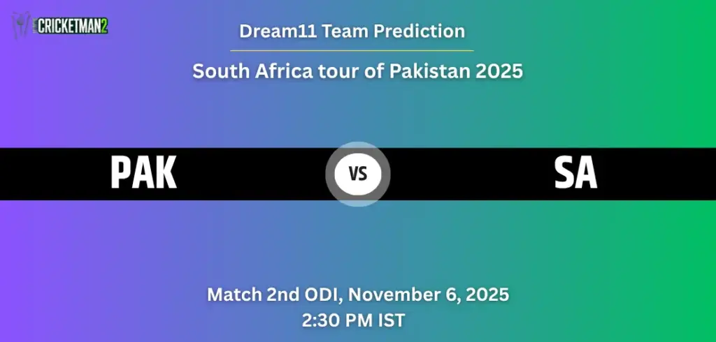 PAK vs SA Dream11 Prediction