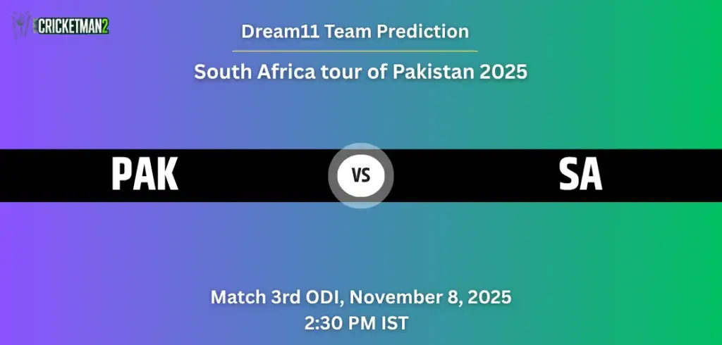 PAK vs SA Dream11 Prediction