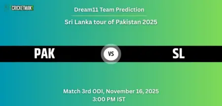 PAK vs SL Dream11 Prediction Today Match 3rd ODI: Fantasy Cricket Tips, Captain & Vice-Captain Choices, Playing XI – Sri Lankatour of Pakistan 2025 PAK vs SA Dream11 Prediction