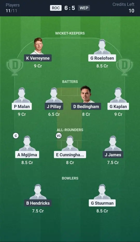 ROC VS WEP Small League Team