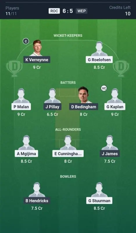 ROC VS WEP Small League Team