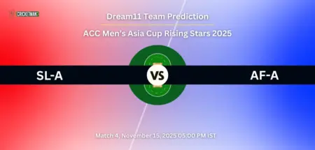 SL-A VS AF-A Match 4, Dream11 Team Prediction, ACC Men’s Asia Cup Rising Stars 2025: Fantasy Cricket Tips, Captain & Vice-Captain Choices, Playing XI & Live Updates 