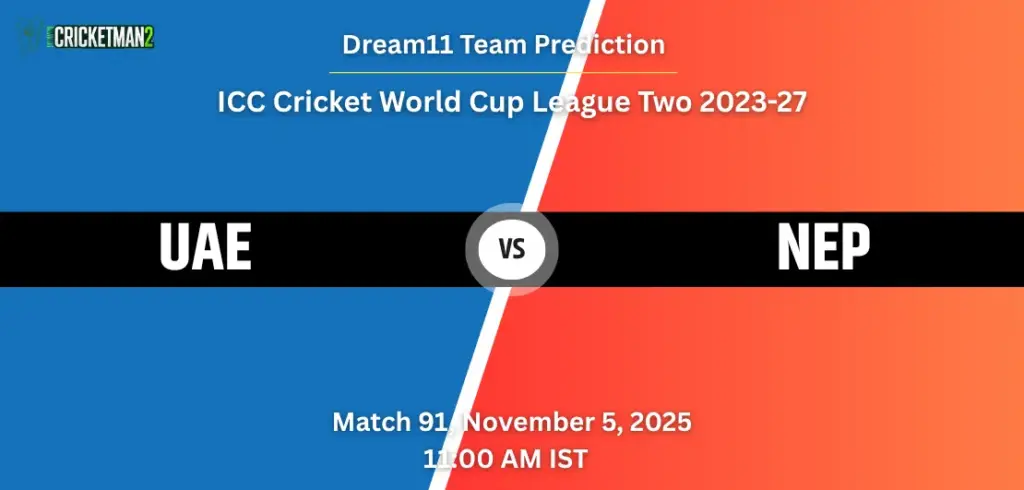 UAE vs NEP Dream11 Prediction