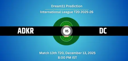 ADKR vs DC Dream11 Prediction