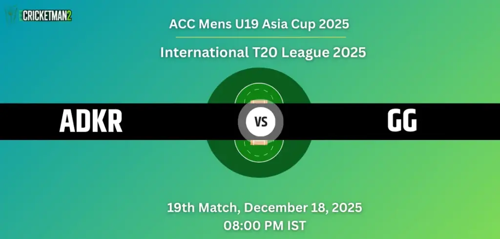 ADKR vs GG Dream11 Prediction