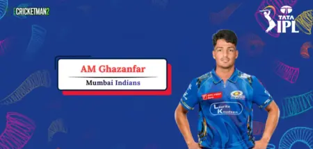 AM Ghazanfar IPL Career