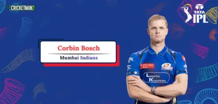 Corbin Bosch IPL Career