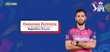 Donovan Ferreira IPL 2026: Price, Team, Career Stats, Records & Full Profile Donovan Ferreira IPL Career