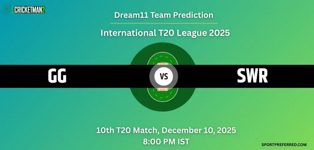 GG vs SWR Dream11 Prediction