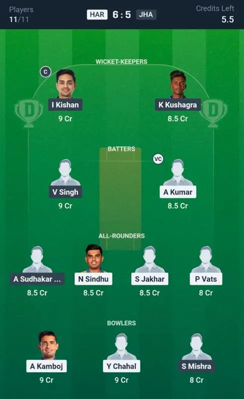 HAR VS JHA Small League Team 