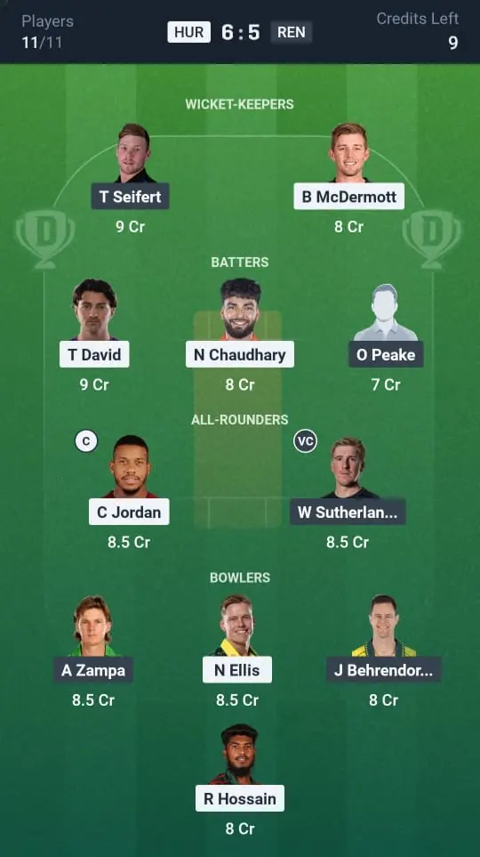 HUR VS REN Grand League Team 