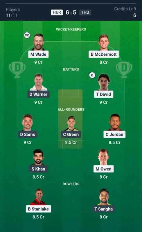 HUR VS THU Small League Team