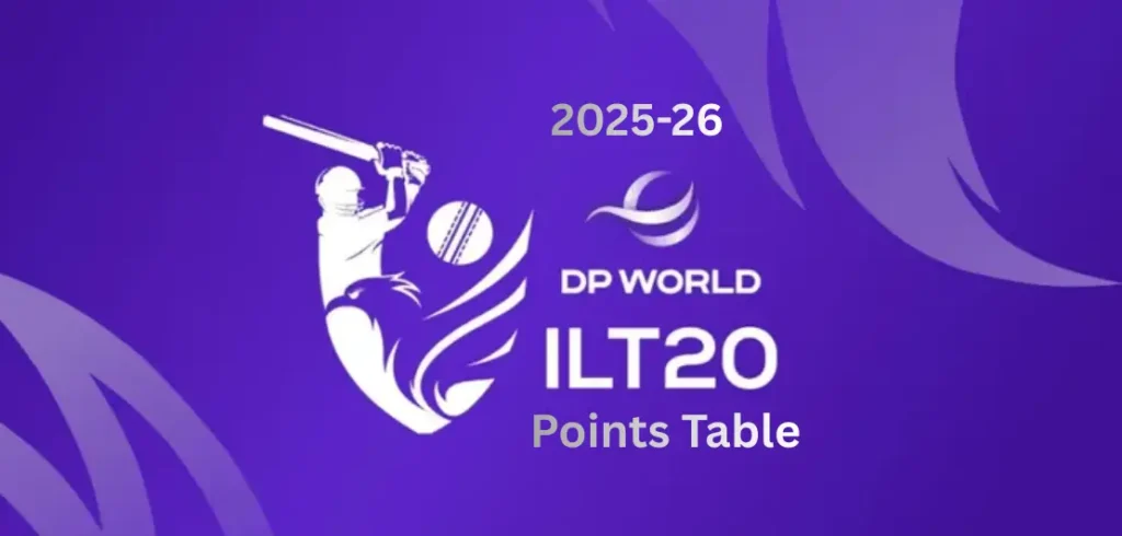 ILT20 2025-26: Points Table and Match Results