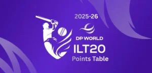 ILT20 2025-26: Points Table and Match Results