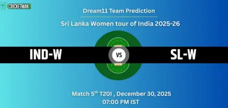 IND-W VS SL-W Dream11 Prediction