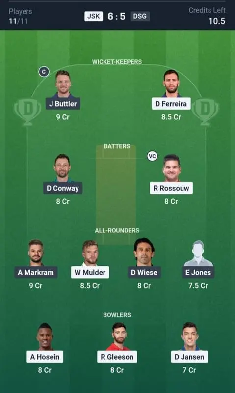 JSK VS DSG Small League Team 