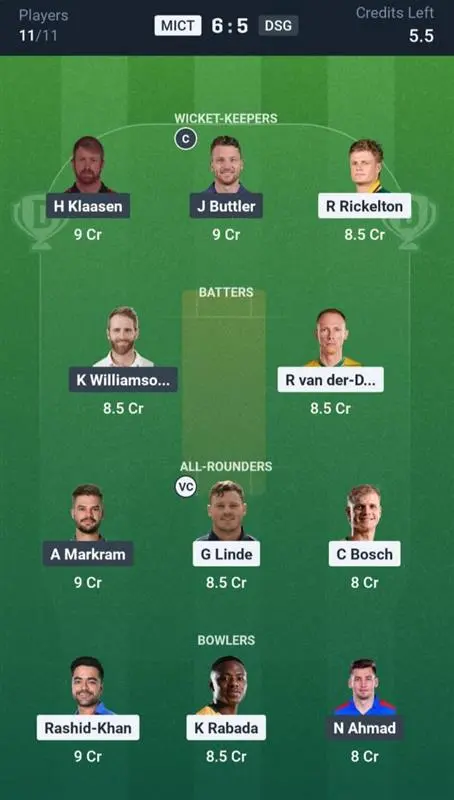 MICT VS DSG Grand League Team 