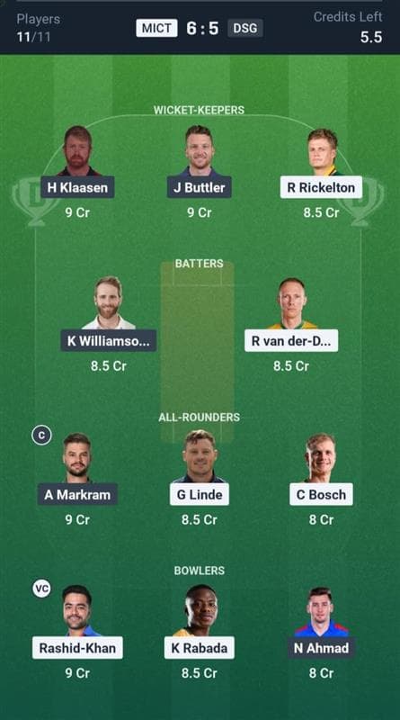 MICT VS DSG Small League Team 