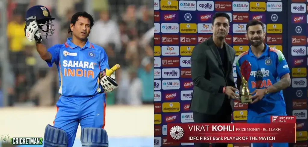 Most POTM Awards in Cricket history