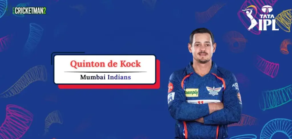 Quinton de Kock IPL 2026: Price, Team, Career Stats, Records & Full Profile Quinton de Kock IPL Career