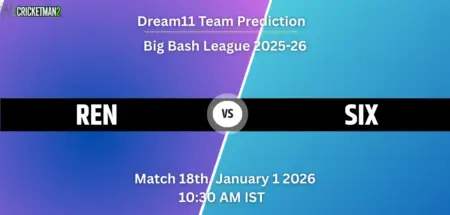 REN vs SIX Dream11 Prediction