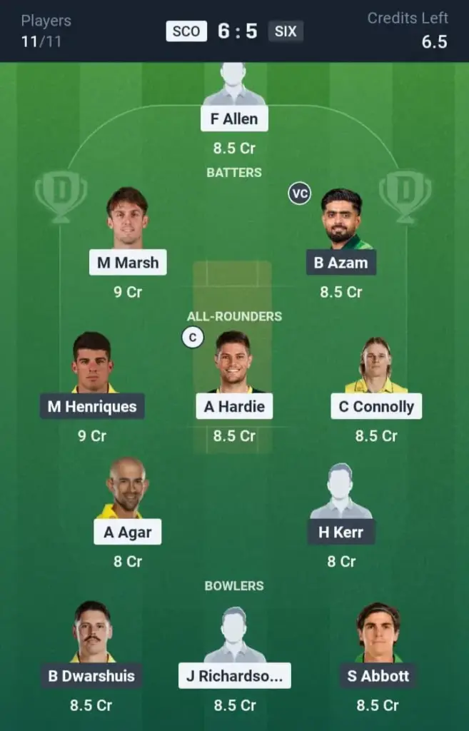 SCO VS SIX Small League Team