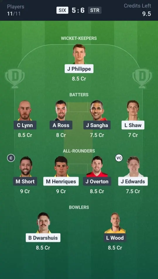 SIX vs STR Grand League Team 