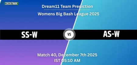 SS-W vs AS-W Dream11 prediction