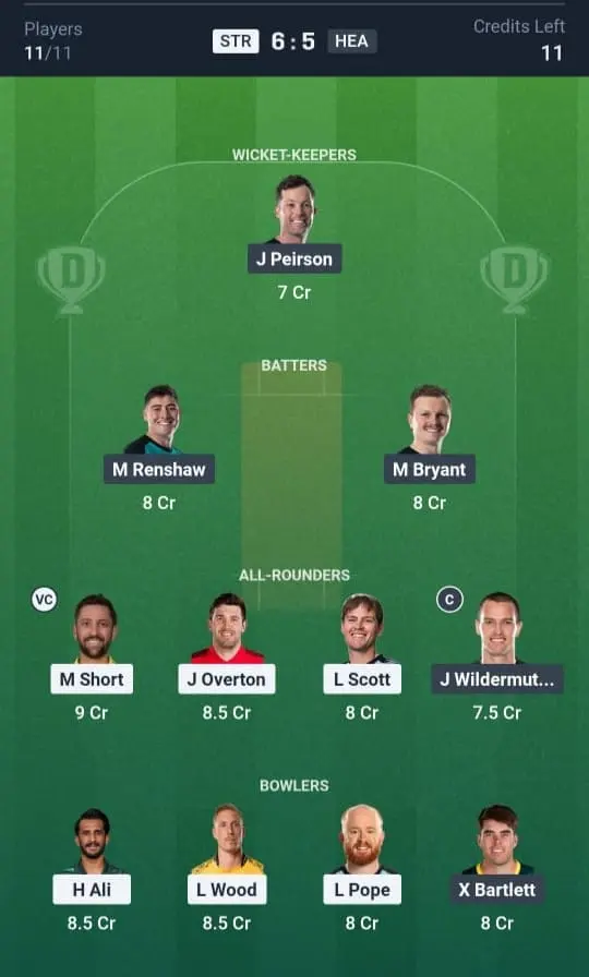 STR VS HEA  Grand League Team 