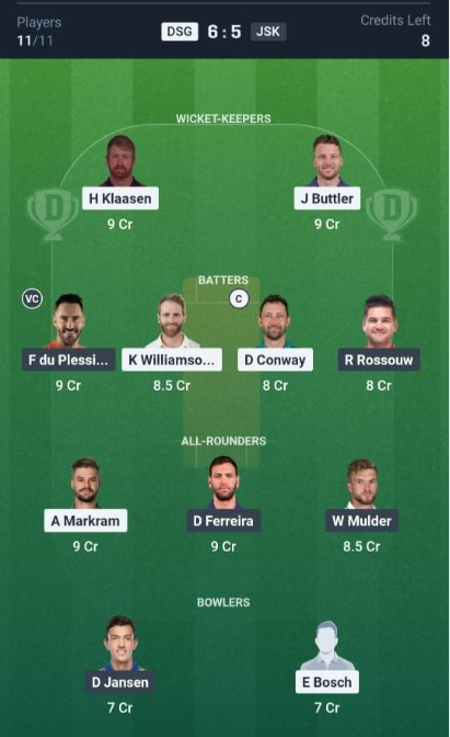 DSG VS JSK Small League Team 