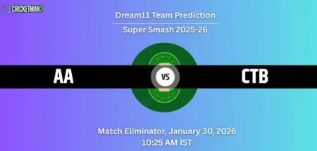 AA VS CTB Eliminator, Dream11 Team Prediction, Super Smash 2025-26: Fantasy Cricket Tips, Captain & Vice-Captain Choices, Playing XI & Live Updates 