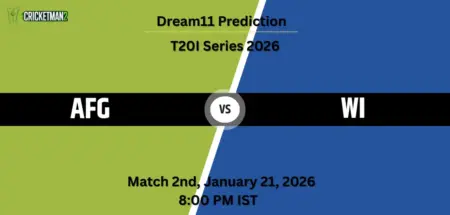 AFG VS WI 2nd T20I, Dream11 Team Prediction, West Indies tour of Afghanistan 2026: Fantasy Cricket Tips, Captain & Vice-Captain Choices, Playing XI & Live Updates 