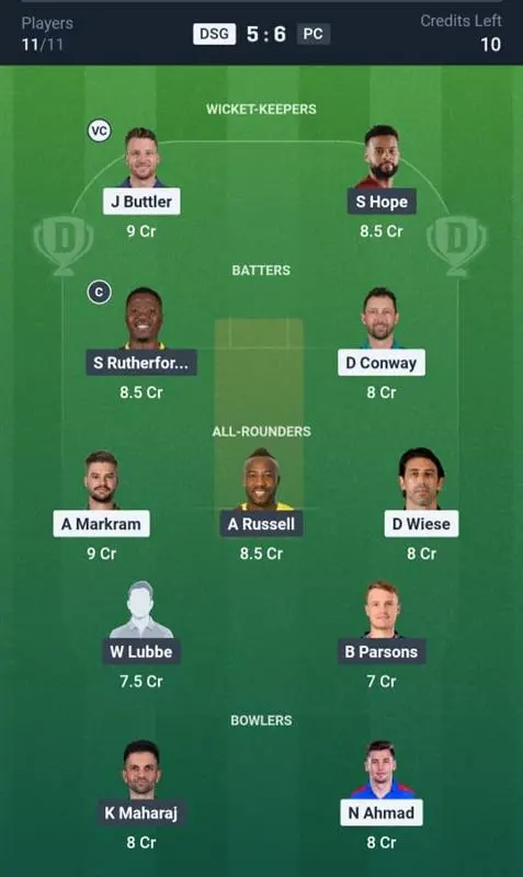 DSG vs PC Small League Team