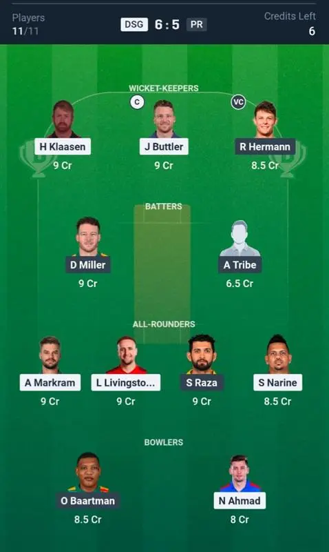 DSG vs PR Small League Team