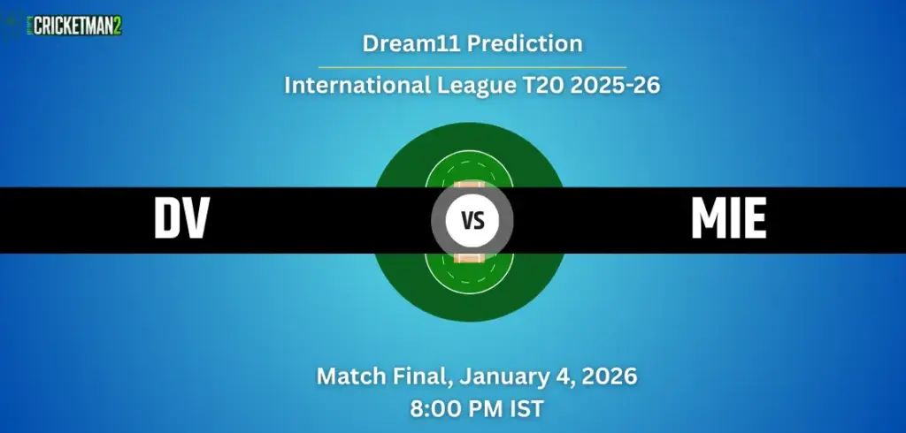 DV VS MIE Dream11 Prediction