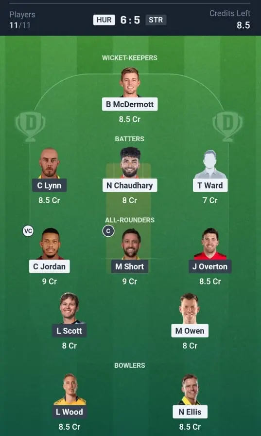 HUR VS STR Grand League Team 