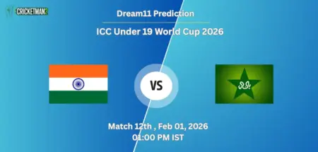 IND VS PAK Match 12, Super Six, Dream11 Team Prediction, India U19 tour of Pakistan U19 2026: Fantasy Cricket Tips, Captain & Vice-Captain Choices, Playing XI & Live Updates